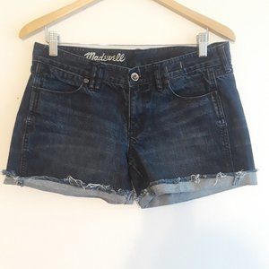 Madewell cut-off denim shorts Size 28